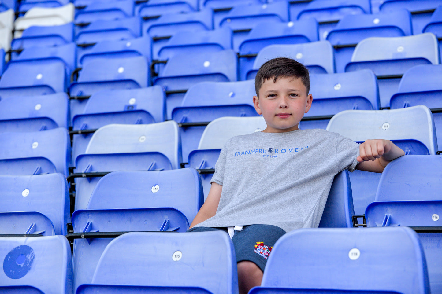 Grey Dalton Junior T Shirt