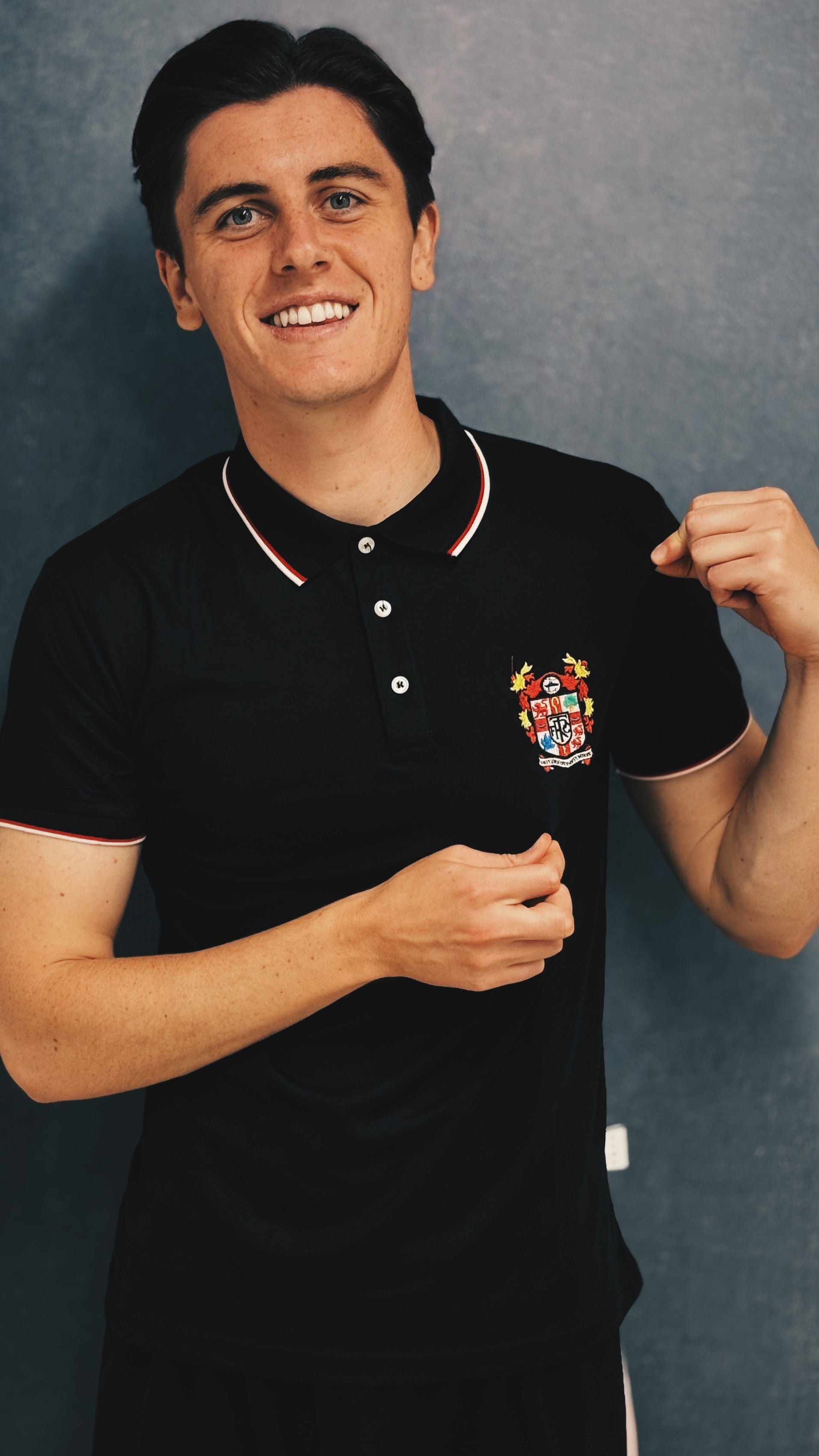Crest Sport Polo | Black | Crest Collection