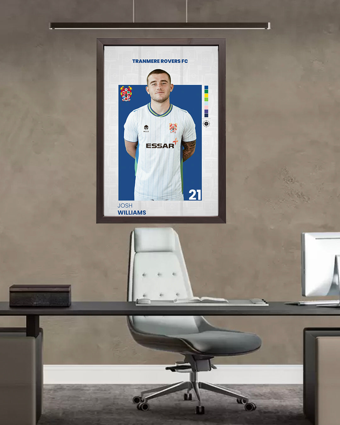 Josh Williams | A3 Framed Print| 2025/26