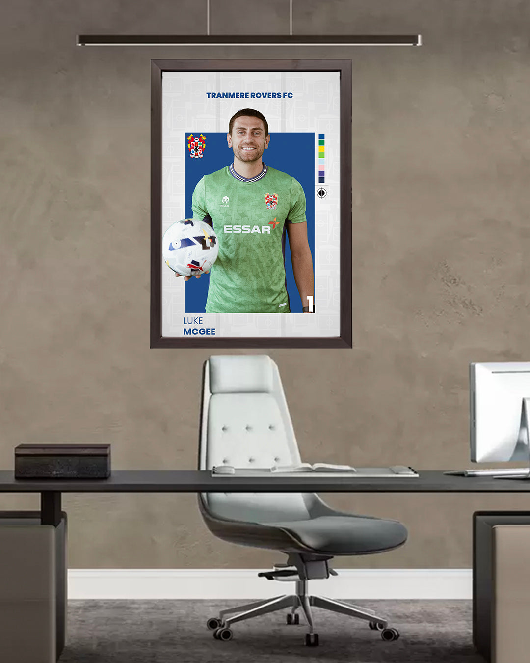 Luke McGee | A3 Framed Print| 2025/26