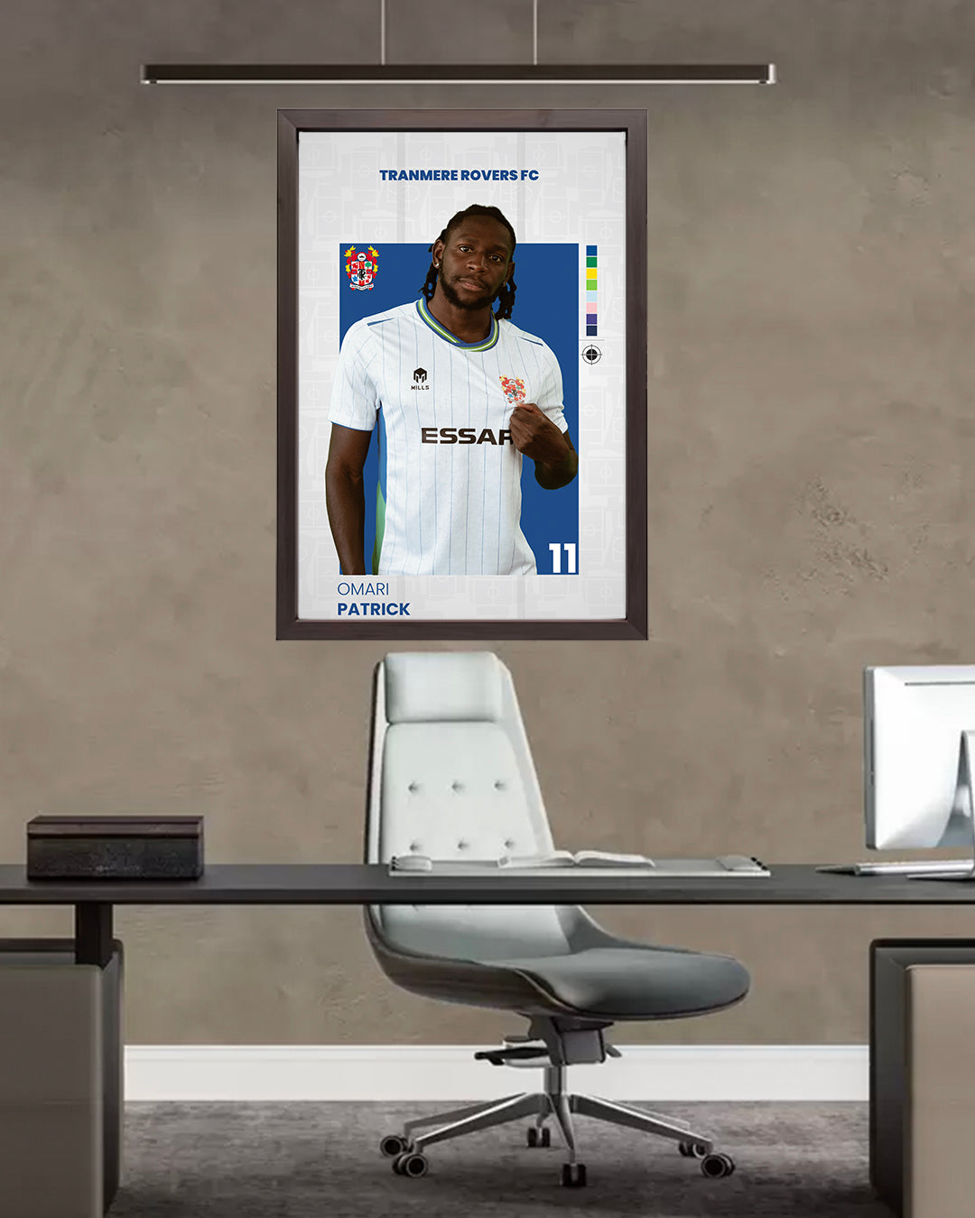 Omari Patrick | A3 Framed Print| 2025/26