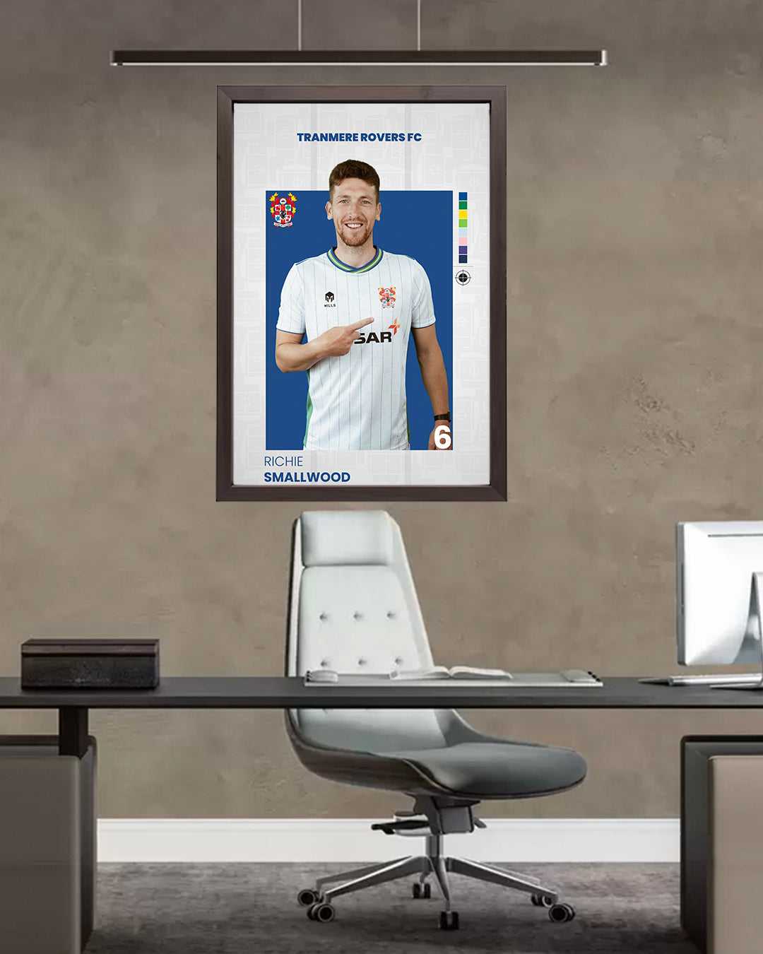 Richie Smallwood | A3 Framed Print| 2025/26