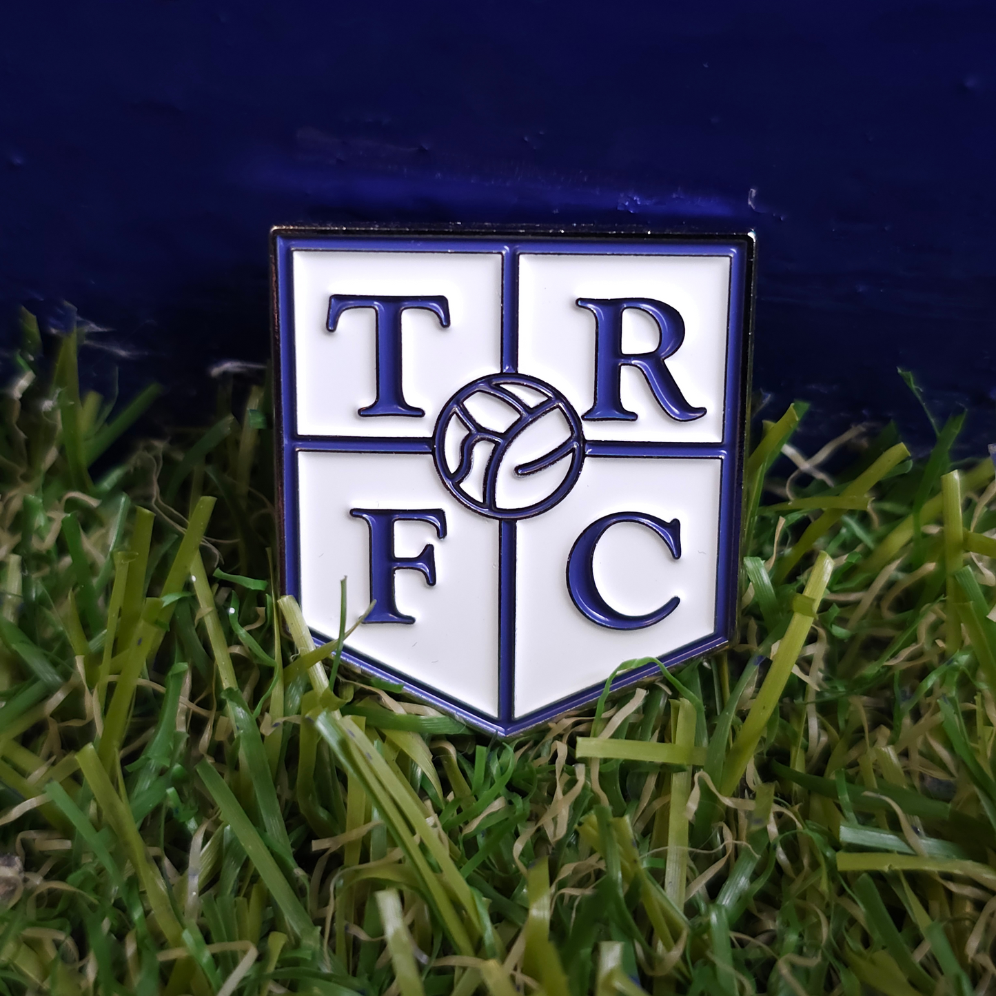 Retro Shield Pin Badge