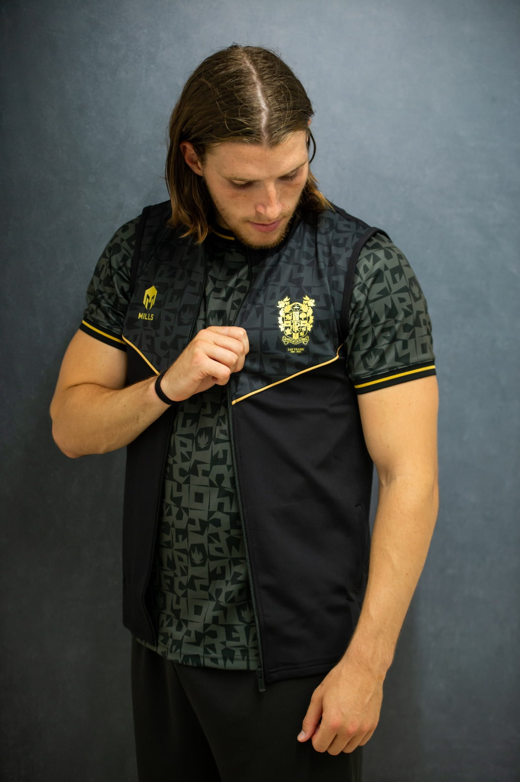 Adult | Limited Edition Gilet | Black and Gold | 2024/25