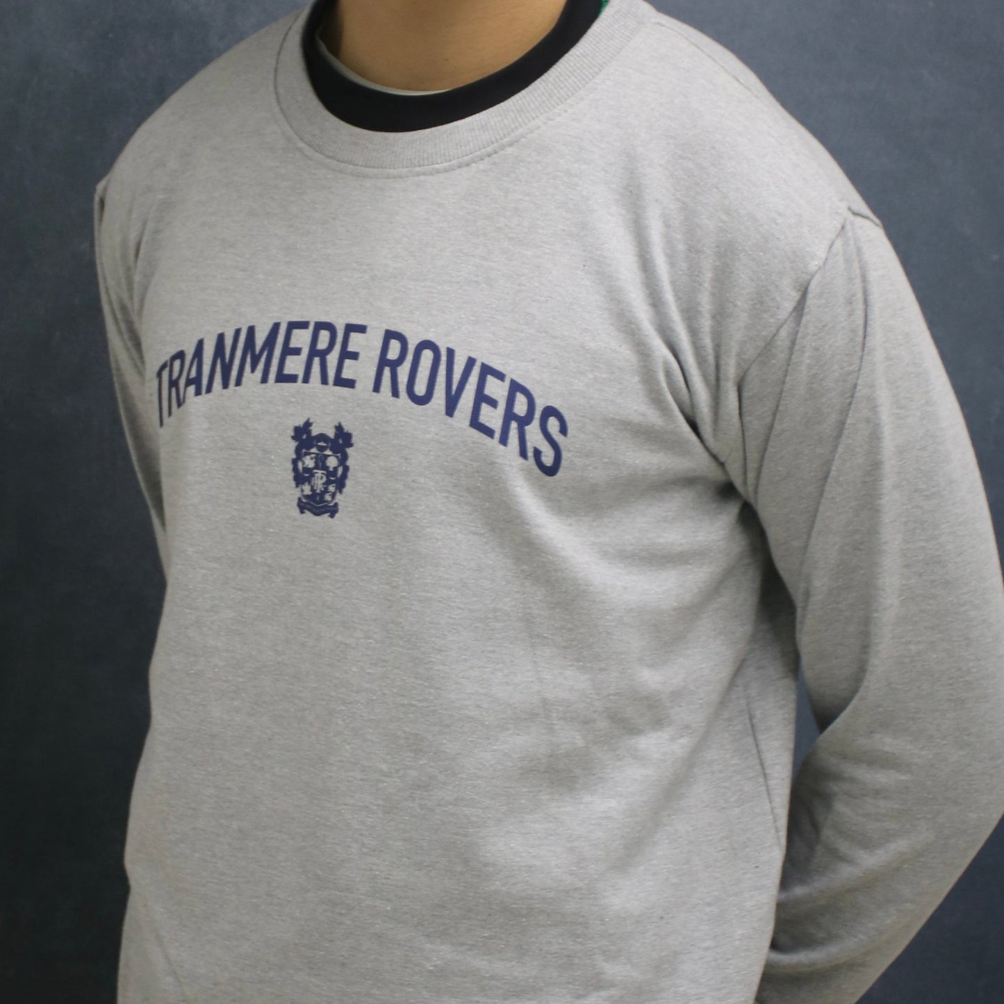 Ascot Curve Sweatshirt | Grey