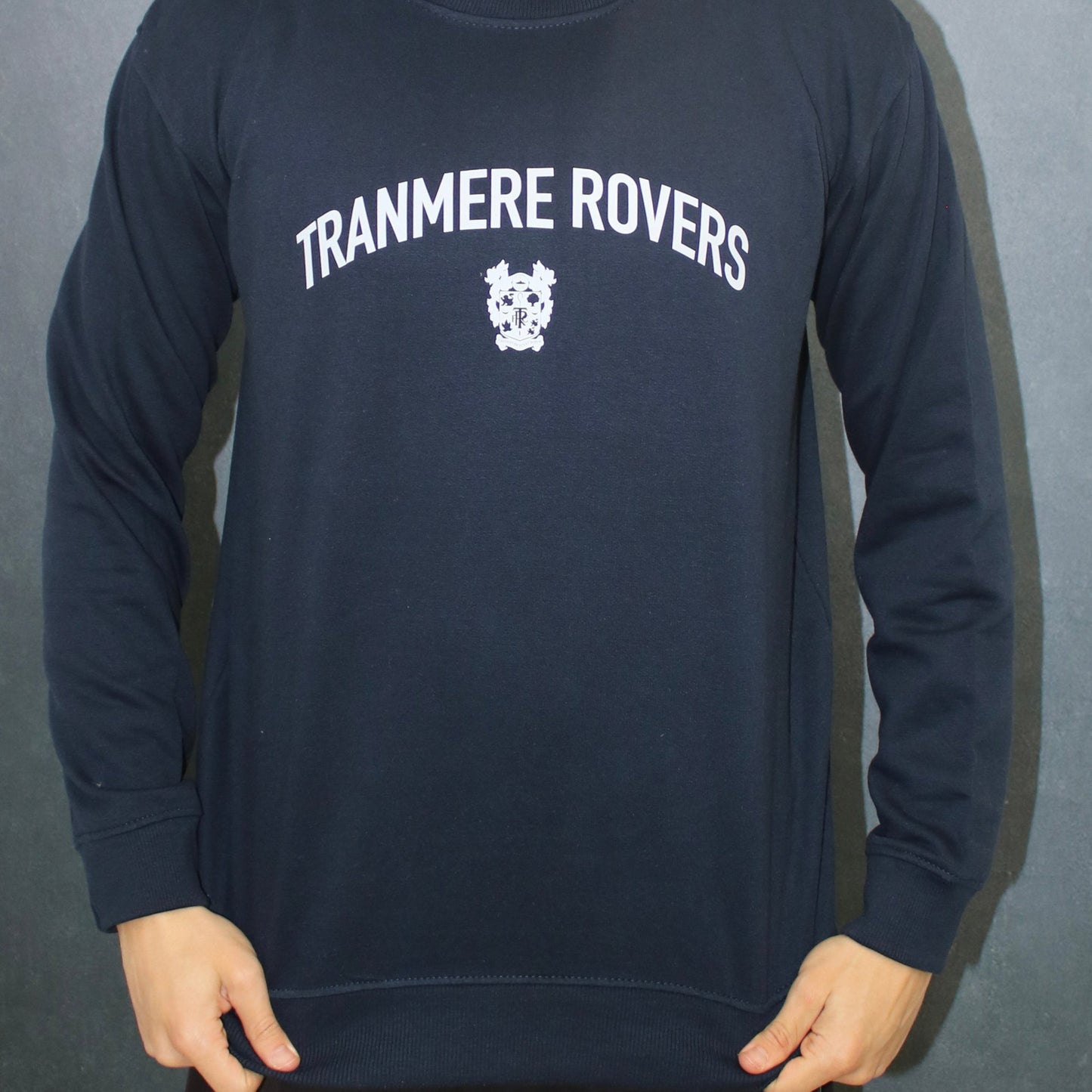 Ascot Curve Sweatshirt | Navy