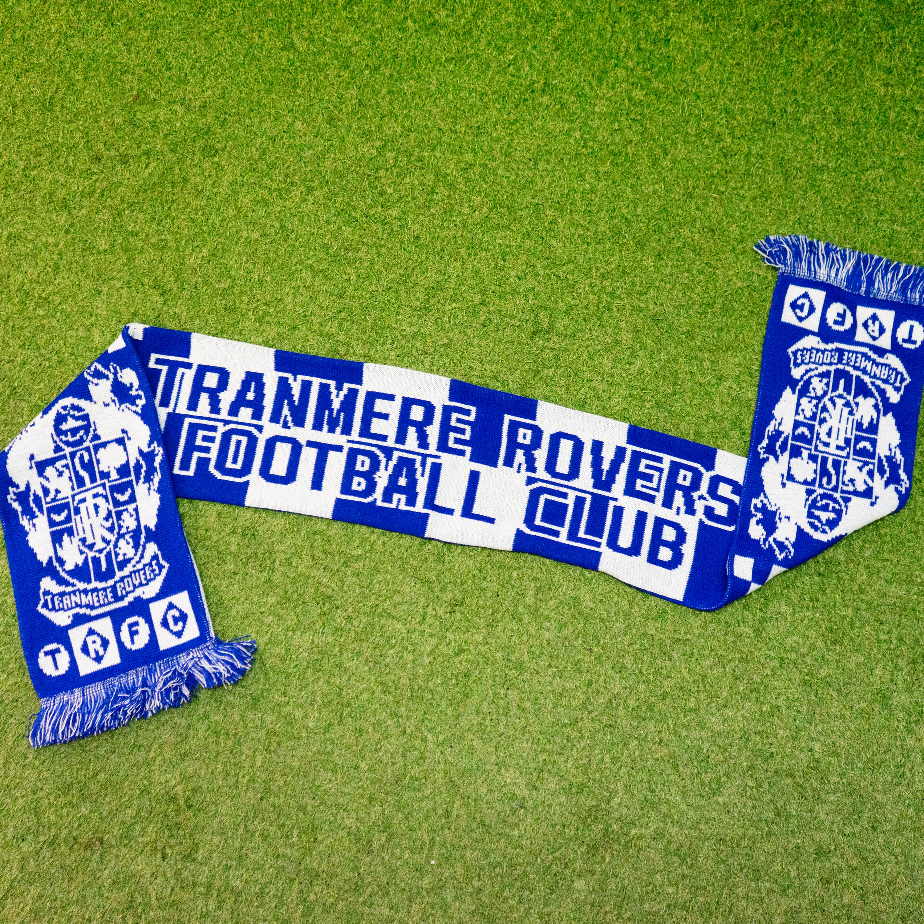 Official Tranmere Rovers New Retro Jacquard Scarf