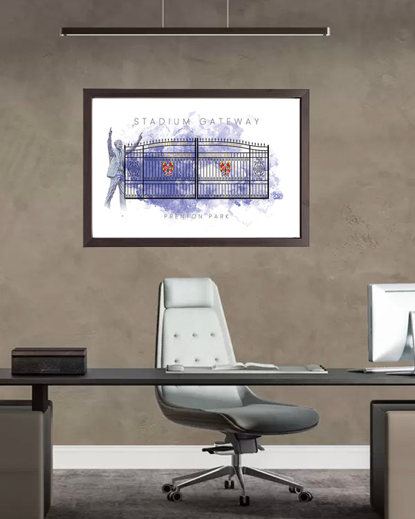 Stadium Gateway | A3 Framed Print