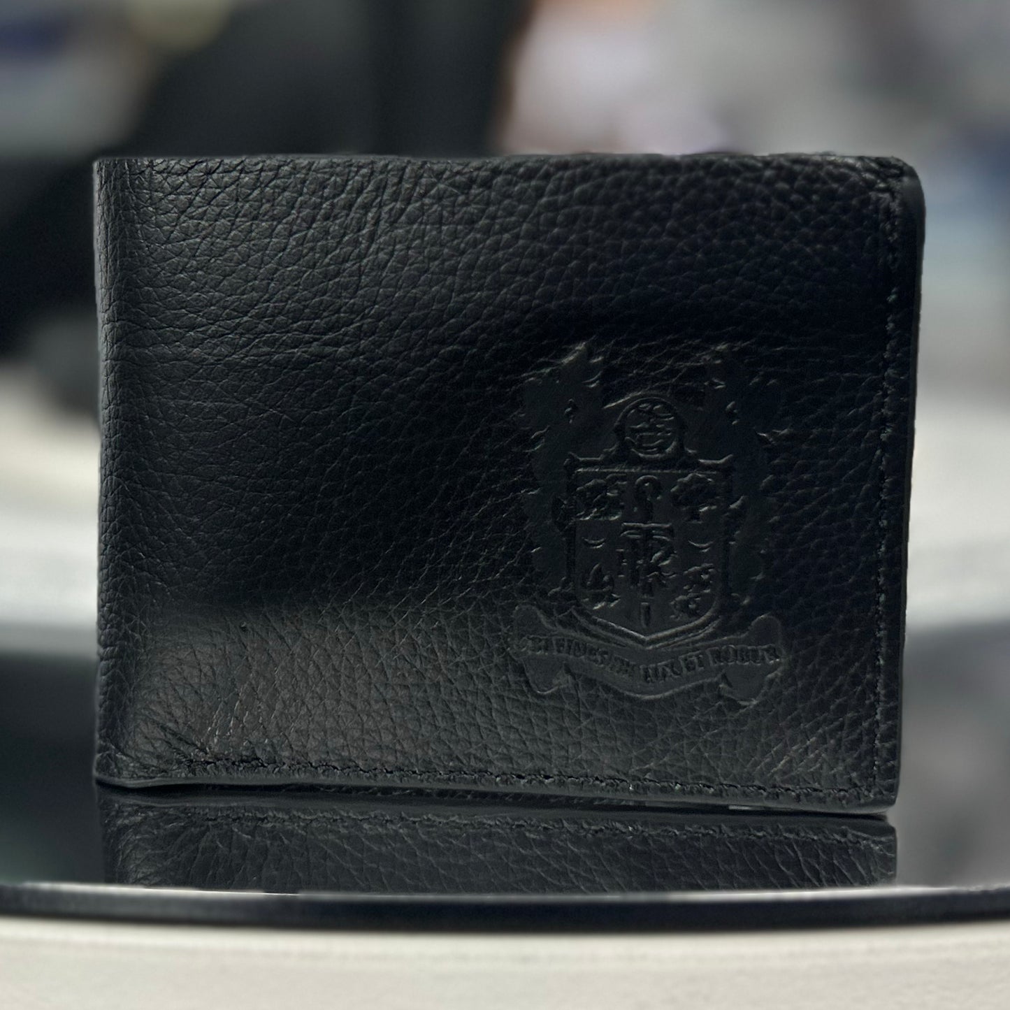 Leather Crest Wallet