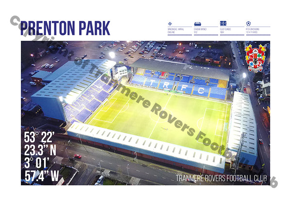 Prenton Park Stadium | A3 Framed Print