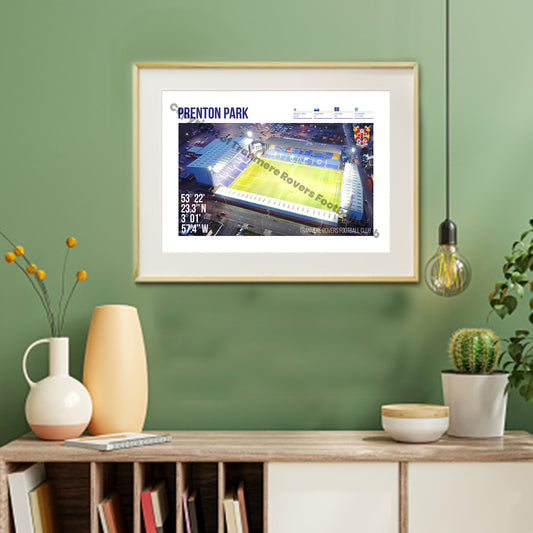 Prenton Park Stadium A3 Framed Print