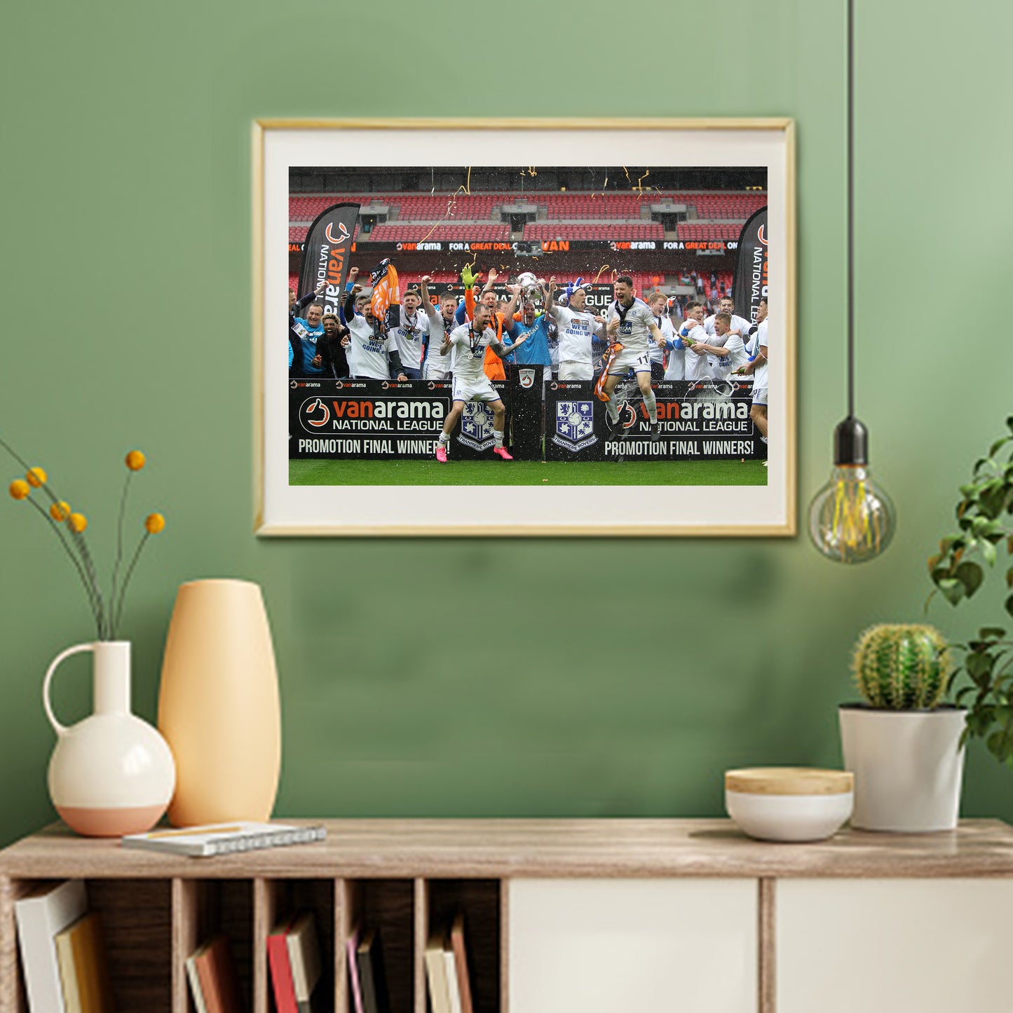 Wembley 2018 Celebration A3 Framed Print