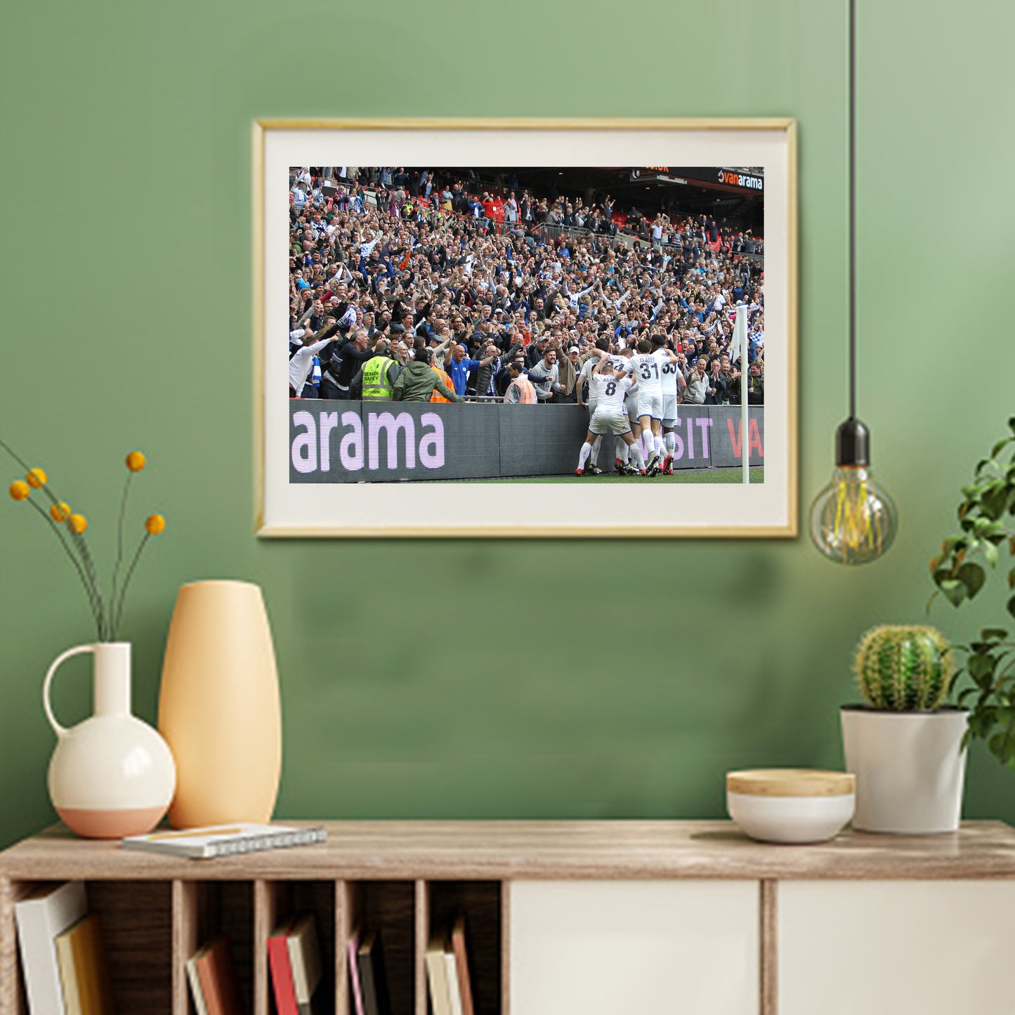 Wembley 2018 Fan Celebration A3 Framed Print