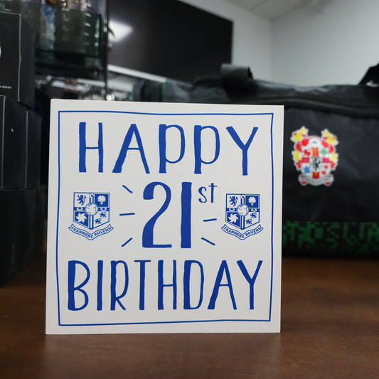 21st Birthday Card