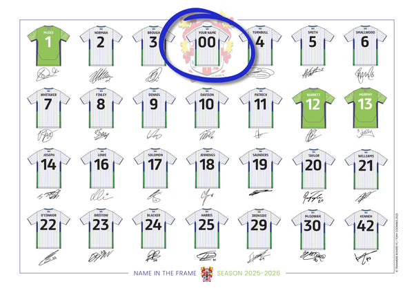 Name In The Frame | A3 Framed