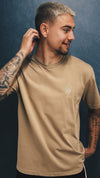 "Elevate – Organic Cotton T-Shirt Oat | Sustainable & Stylish Comfort 🌱