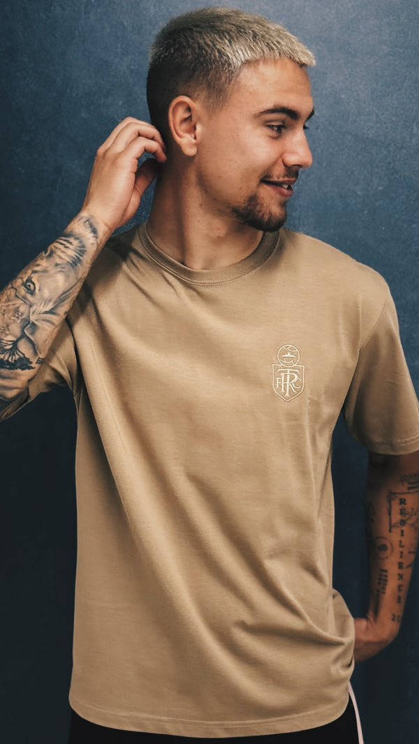 "Elevate – Organic Cotton T-Shirt Oat | Sustainable & Stylish Comfort 🌱