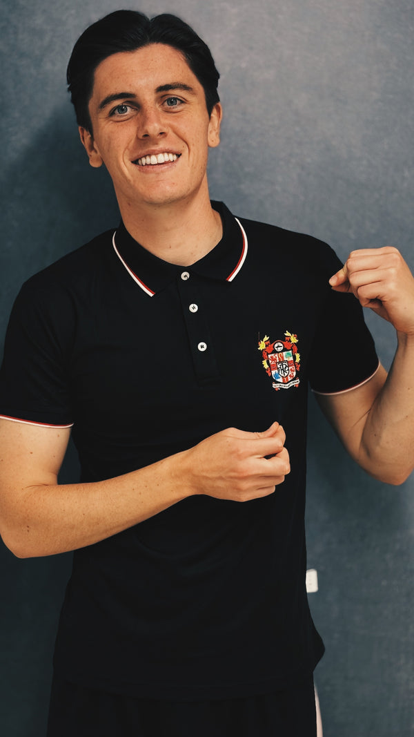 Crest Sport Polo | Black | Crest Collection