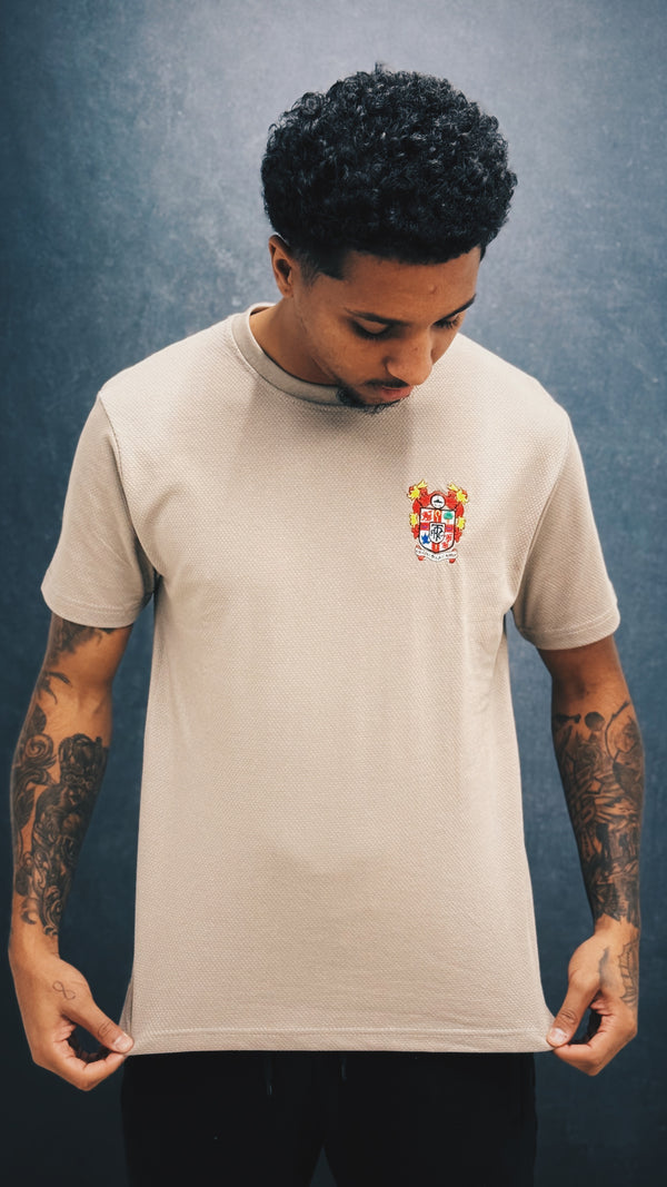 Alamo Waffle T-Shirt – Textured Comfort & Everyday Style Stone