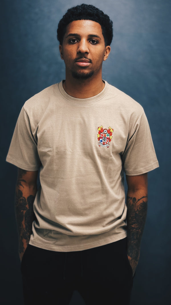 Dalton Crest T-Shirt – Classic Stone