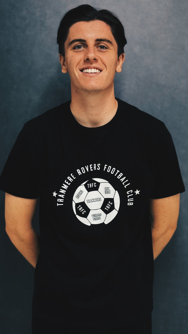 "Dalton T-Shirt – Bold Football Motif | Durable Everyday Style"  Black