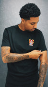 Alamo Waffle T-Shirt – Textured Comfort & Everyday Style Black