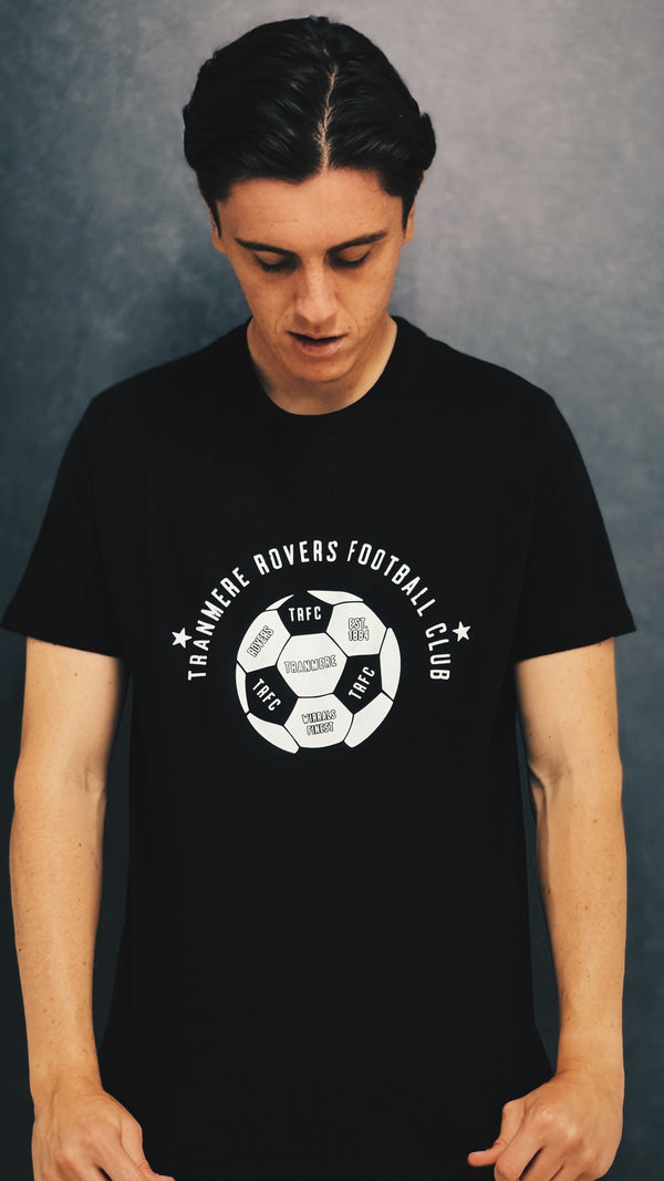 "Dalton T-Shirt – Bold Football Motif | Durable Everyday Style"  Black