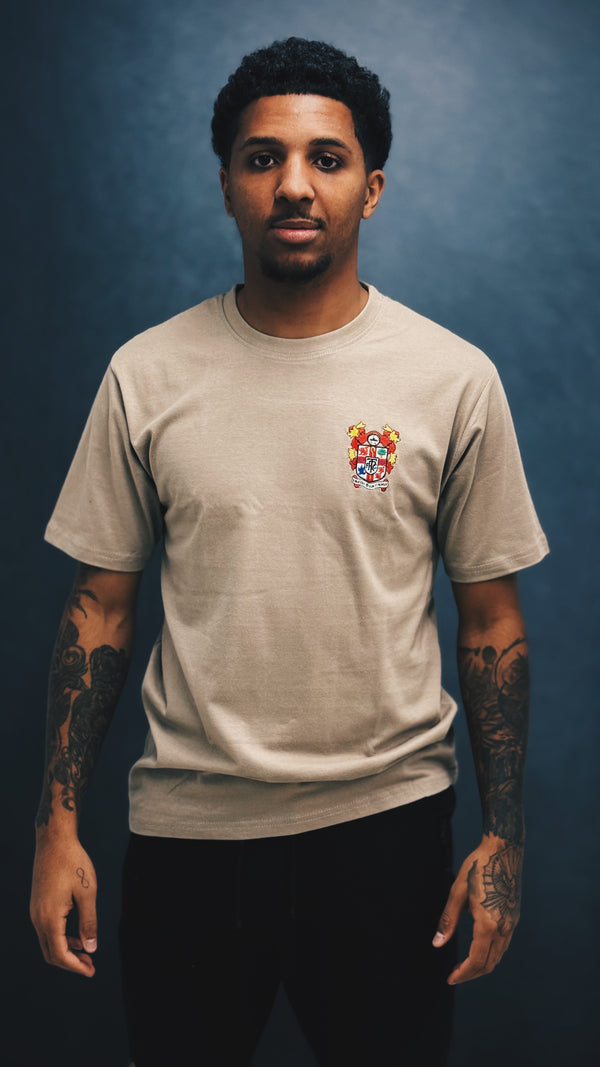 Dalton Crest T-Shirt – Classic Stone