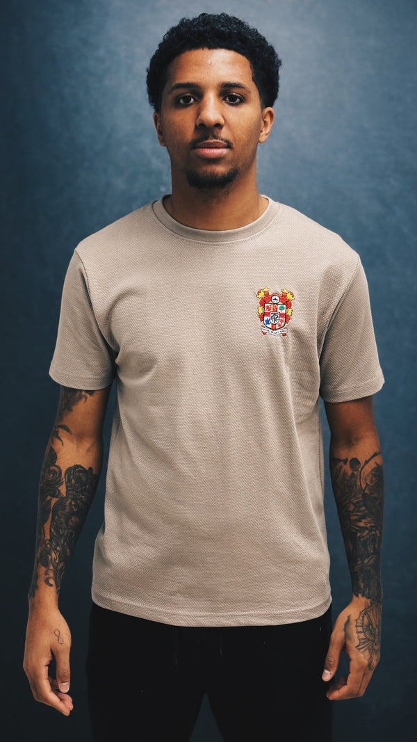 Alamo Waffle T-Shirt – Textured Comfort & Everyday Style Stone