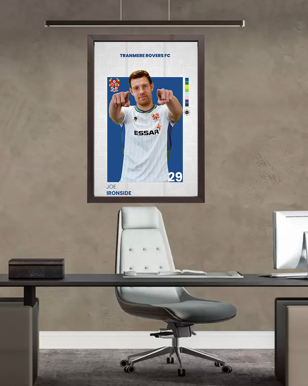 Joe Ironside | A3 Framed Print| 2025/26