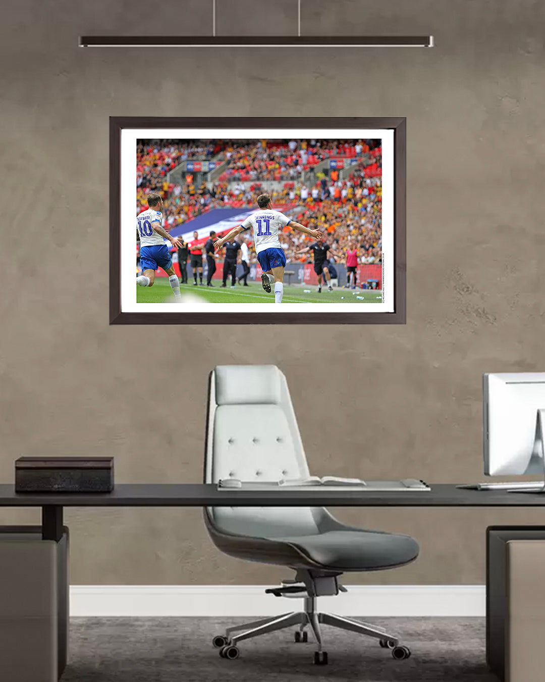Connor Jennings Wembley 2019 Celebration | A3 Framed Print