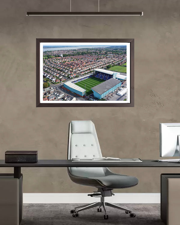 Prenton Park Ariel View | A3 Framed Print