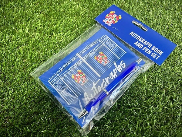 Official Tranmere Rovers Autograph Book & Pen Set