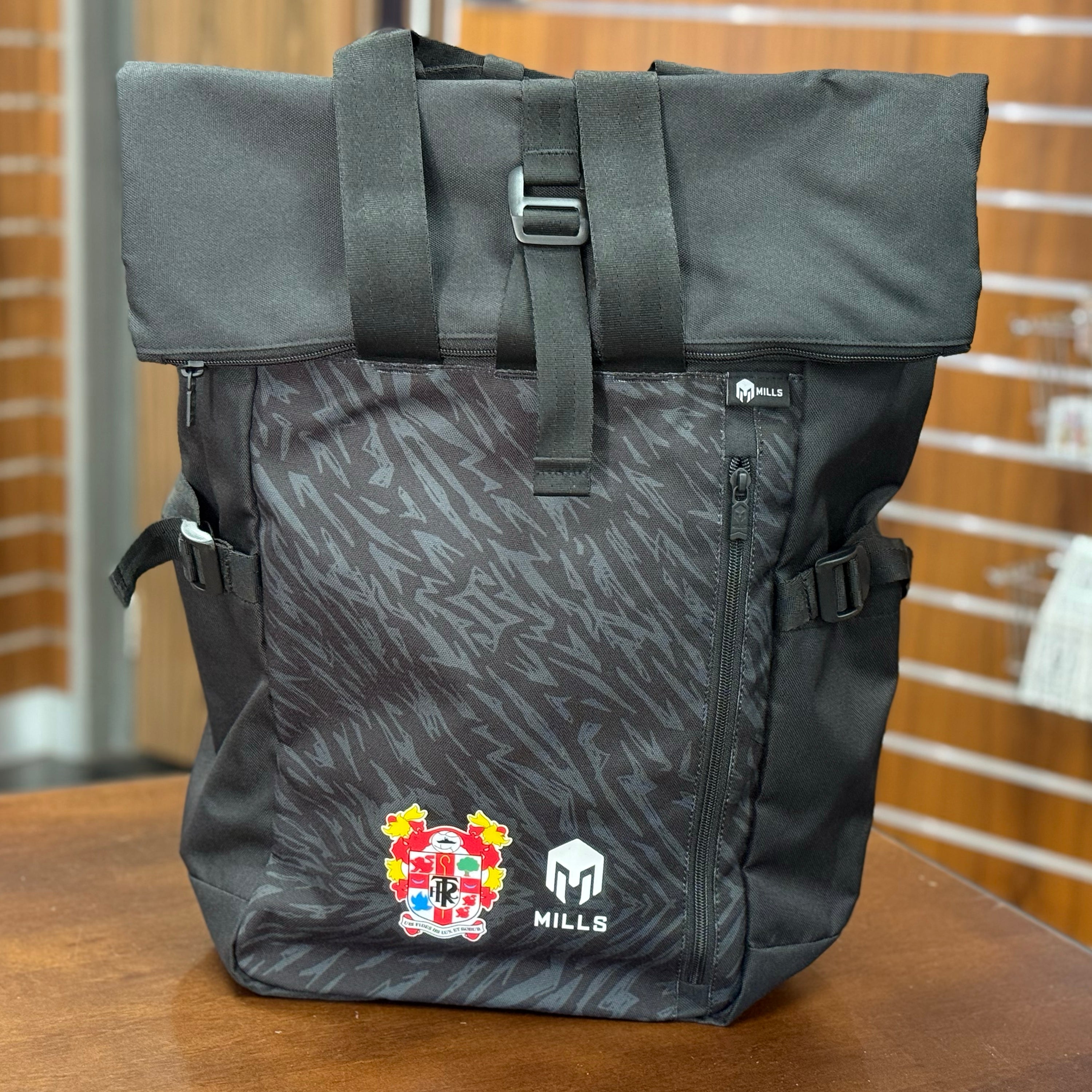 Roll Top Bag | Black