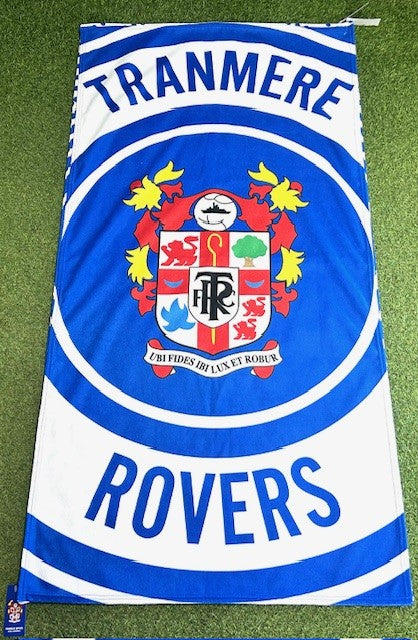 Tranmere Rovers Tonal Crest Beach Towel