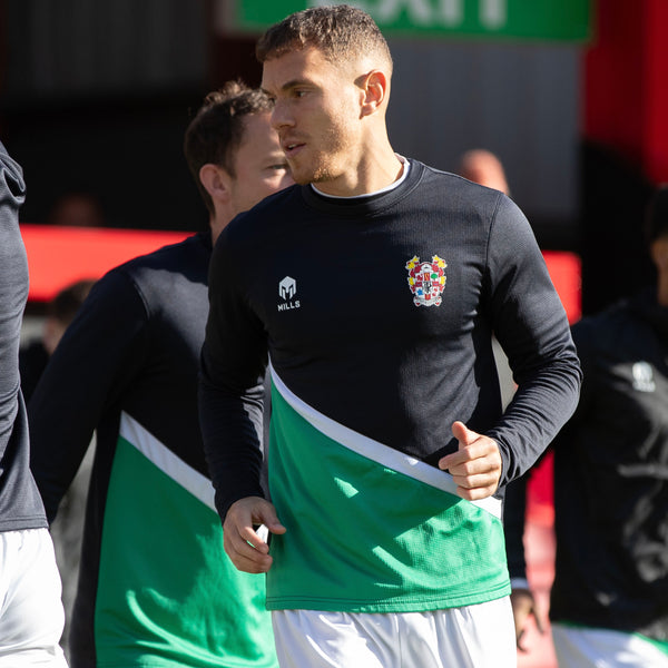 2023/24 Adult Training Sweatshirt | Black and Green