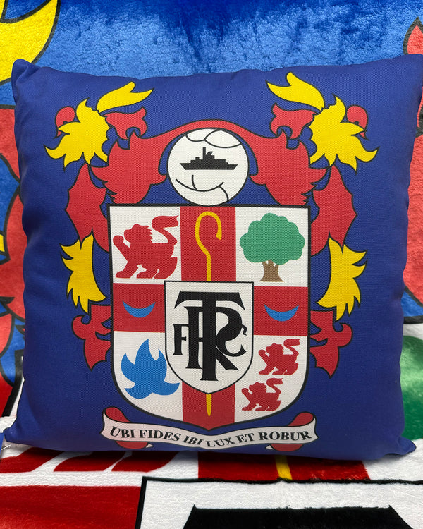 Blue Crest Cushion