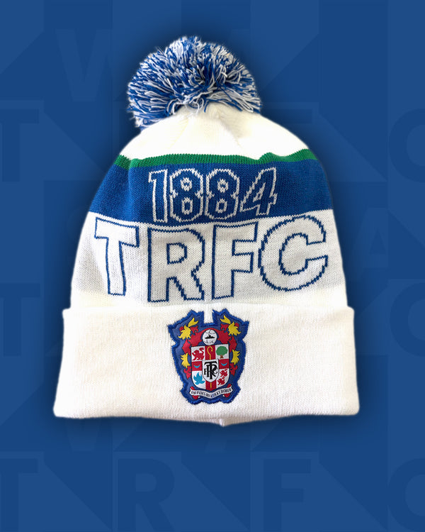 1884 Embroidered Crest Bobble Hat