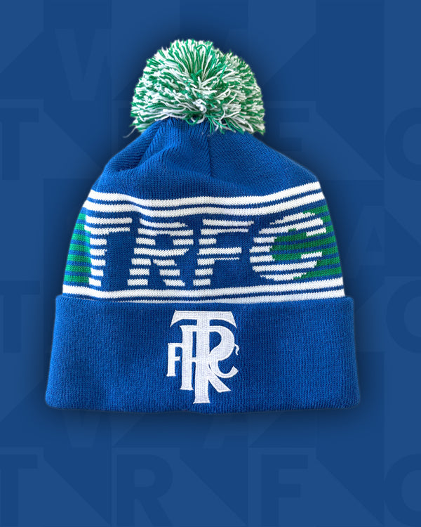 Stripe TRFC Embroidered Bobble Hat