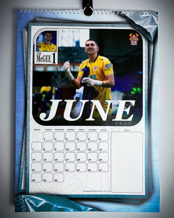 Tranmere Official 2027 Calendar