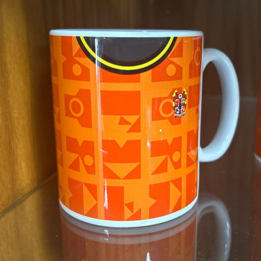 Orange Goalkeeper Design Mug
