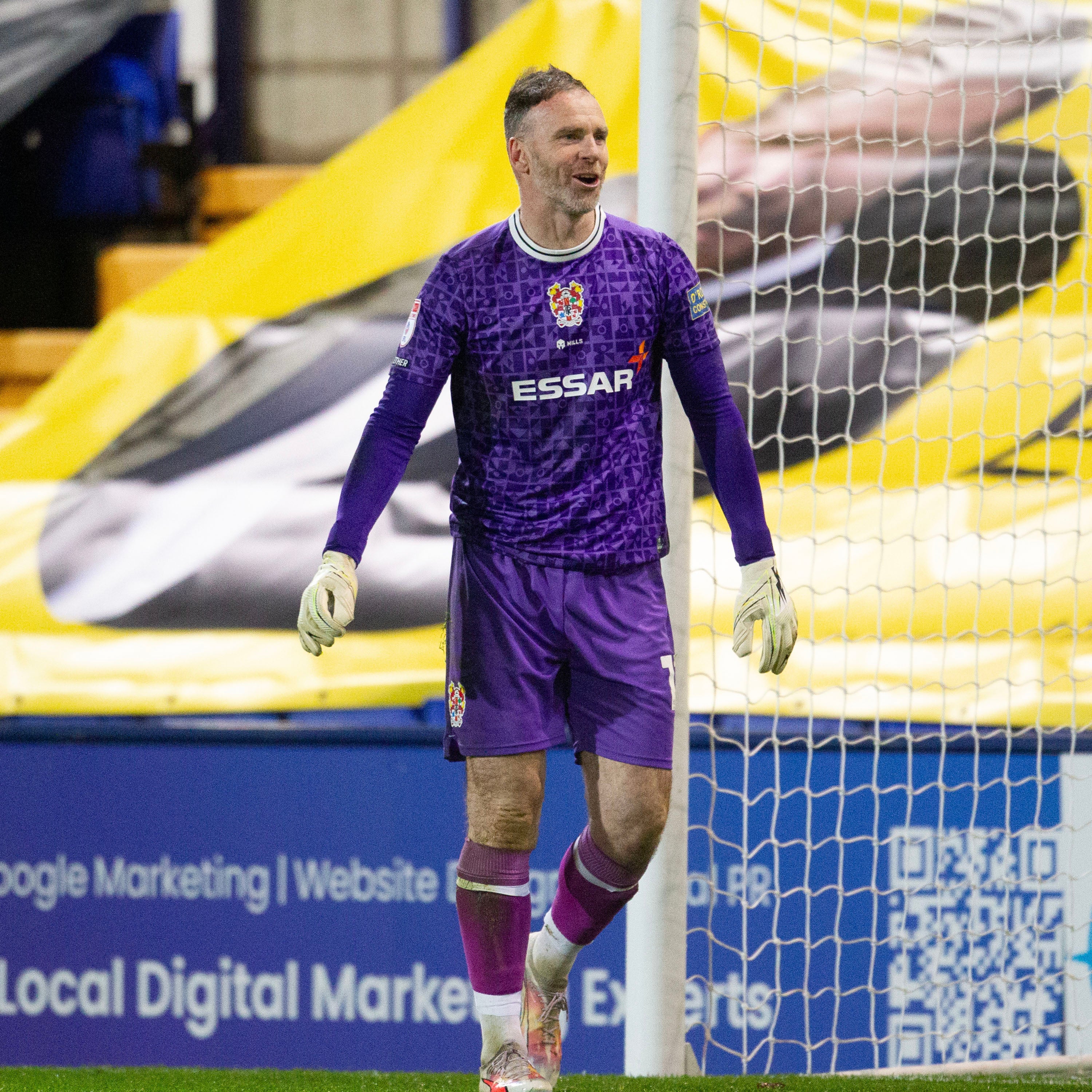 Purple sales goalkeeper kit