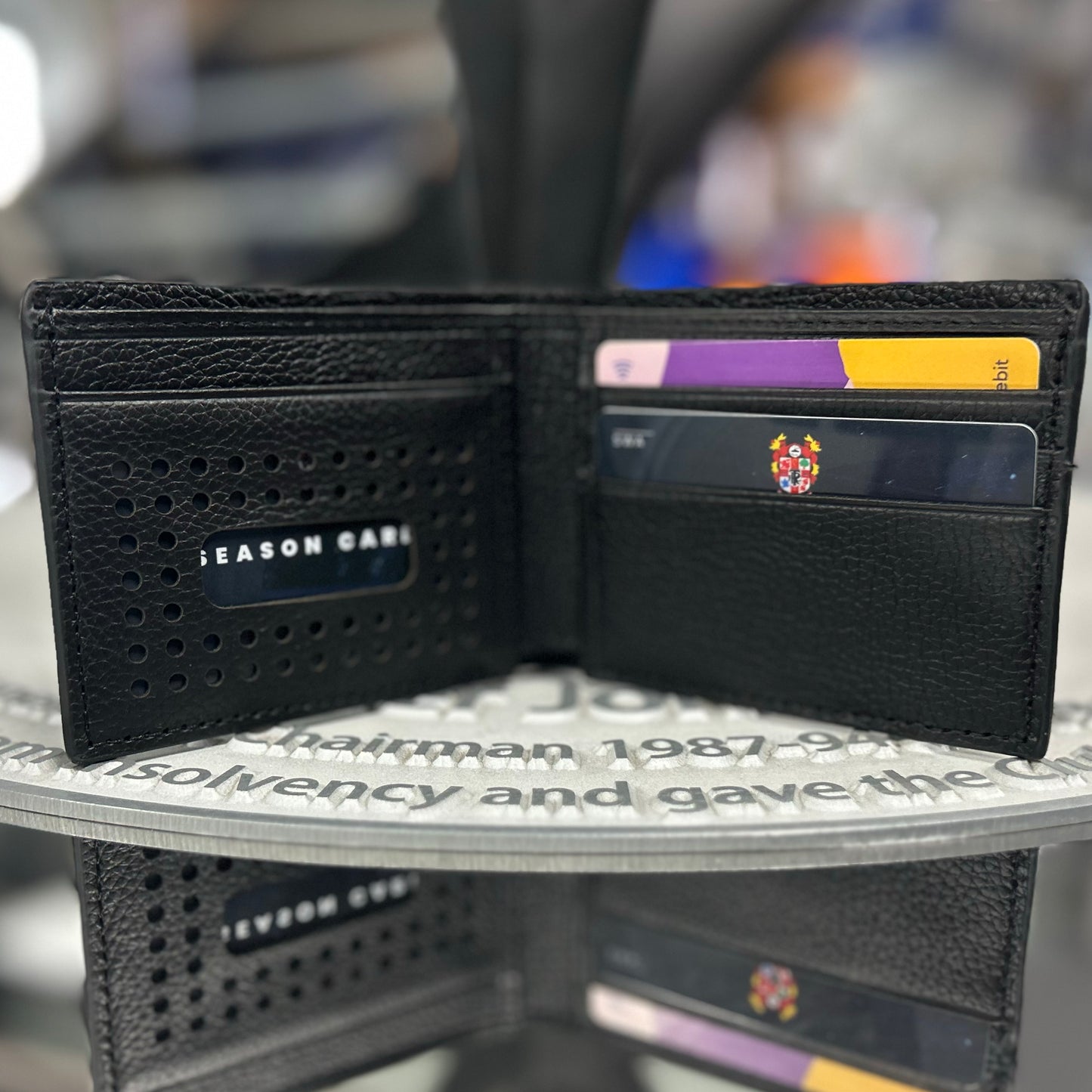 Leather Crest Wallet