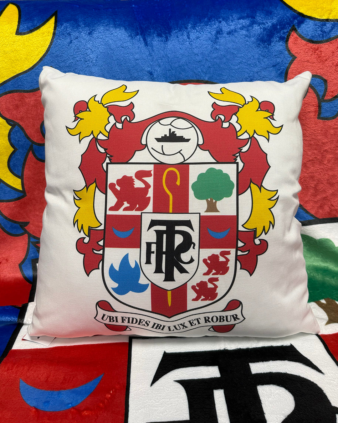 Tranmere Rovers White Cushion