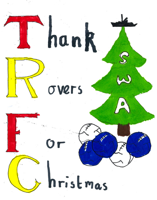 Tranmere Rovers #SWA2 Appeal Christmas Card | Design 2