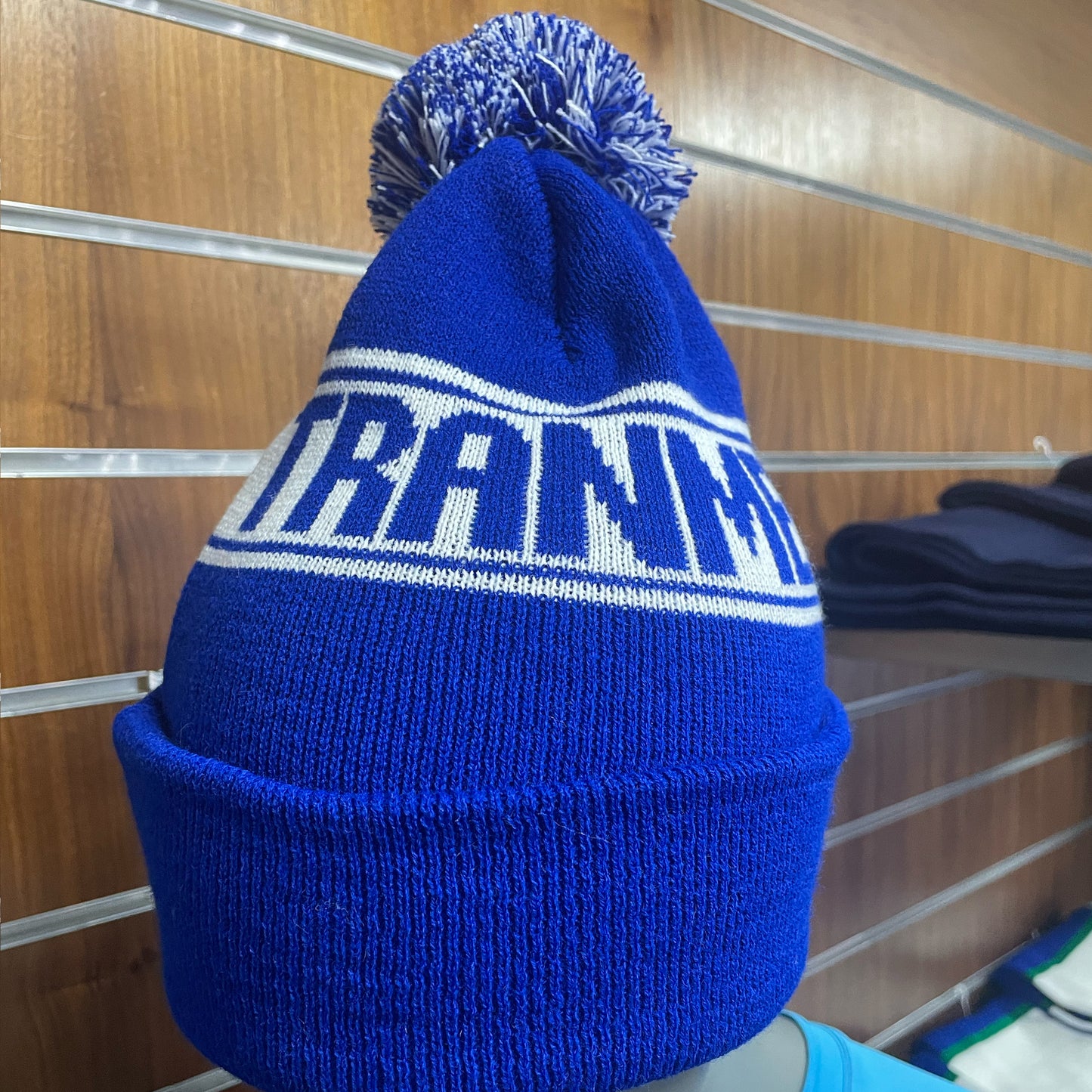 Blue Tranmere Bobble Hat